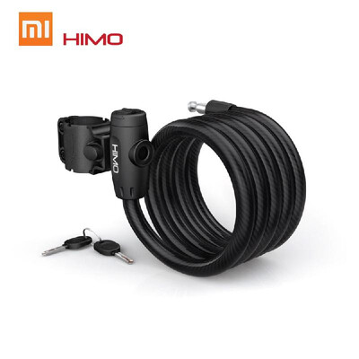 

Xiaomi Mijia HIMO L150 Bicycle Lock Portable Folding Cable Bike Lock Electric Bicycle Lock Lockswitch Anti-Theft with 150cm Steel