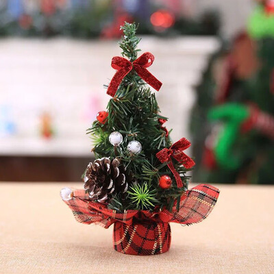 

Mini Christmas Tree Party Ornament Decors Desk Table Festival Xmas Decor