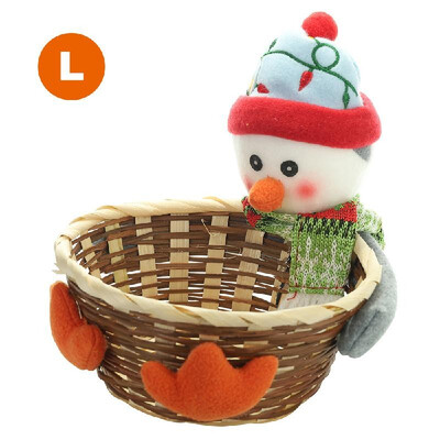 

Christmas Storage Basket Candy Box Storage Basket Holder Christmas Decorations Gifts Xmas Supplies