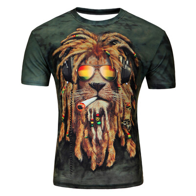 

Casual 3D T-Shirts Mens Womens Animal Printing Tee Shirt Graphic Tops Fashion