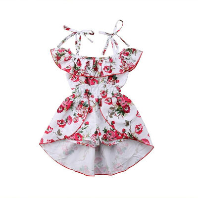 

Floral Toddler Kids Baby Girl Clothes Romper Bodysuit Jumpsuit Outfits Dresses