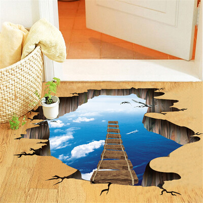 

〖Follure〗3D Sky Series Floor Wall Sticker Removable Mural Decals Vinyl Art Room Decor