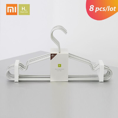 

8pcslot Xiaomi HL Metal Cloth Hangers Durable Antideformation Closet Skirt Dress Clothing Towel Storage Rack Payload 3kg