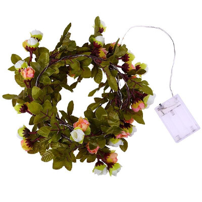 

Room Garden Party Decorative Light String Flower String Decorative Lantern Silicone Festival Decortation Small Flower