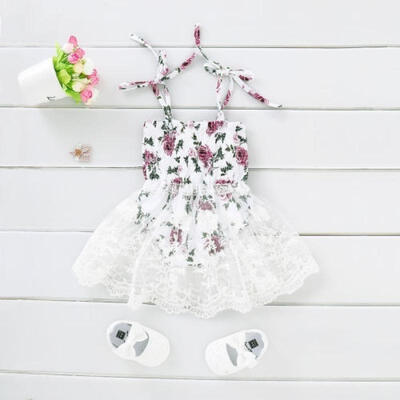 

Flower Girl Princess Dress Kid Baby Party Wedding Pageant Tulle Tutu Dresses
