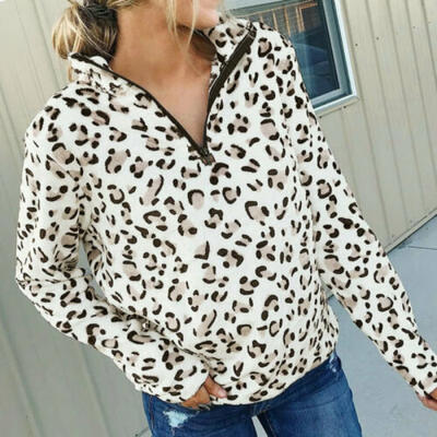 

Womens Casual Long Sleeve Pullover Jumper Ladies Holiday Loose Tops Sweatshirts