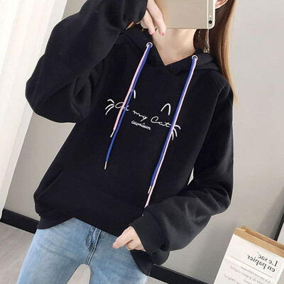 

Tailored Womens Looser Print Letter Thickening Hoodie Sweatershirt Women Tops Blouse