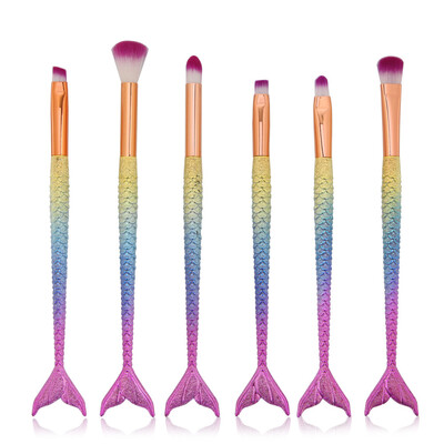 

〖Follure〗6PCS Make Up Foundation Eyebrow Eyeliner Blush Cosmetic Concealer Brushes