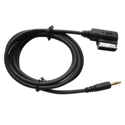 

100cm Car Music Interface MMI MDI AMI To 35mm Jack Aux MP3 Audio Cable For VW Audi Q7 Q5 A8 A6L A5 A4