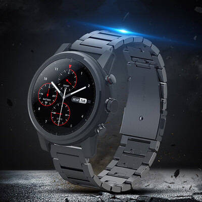 

Stainless Steel Clasp Wrist Watch Band Strap For Huami Amazfit Stratos 2