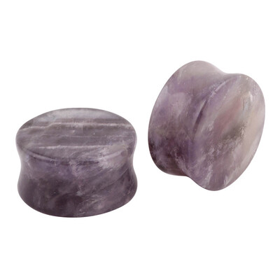 

Ear Organic Tunnels Stone Cute Saddle Gauges Opal Auricle Double Ear Stone Ear Gauges Unique
