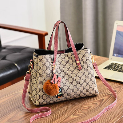 

Spring&Summer Big Bag Female Tide Korean Edition Simple Fashion Atmospheric One-shoulder Hand-held Oblique Crossing Bag Female