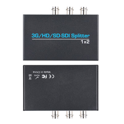 

SDI Splitter SDHD 3G SDI 1x2 Splitter 1 Input&2 Output up to 300m985ft Signal