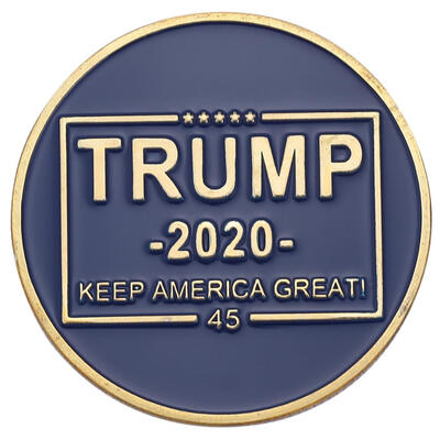 

Trump Gold Plated Commemorative Coin Collection Souvenir Metal Antique Gift