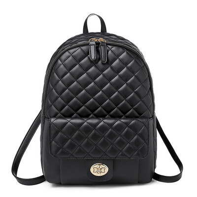 

Backpack 2019 new soft leather casual small backpack