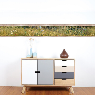 

〖Follure〗PVC Waterproof Tile Floor Waistline Wall Sticker For Kitchen Bathroom Decor