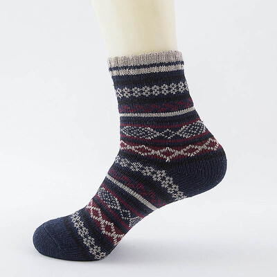 

Winter Thick Warm Stripe Wool Socks Casual Calcetines Hombre Sock Business Male Socks