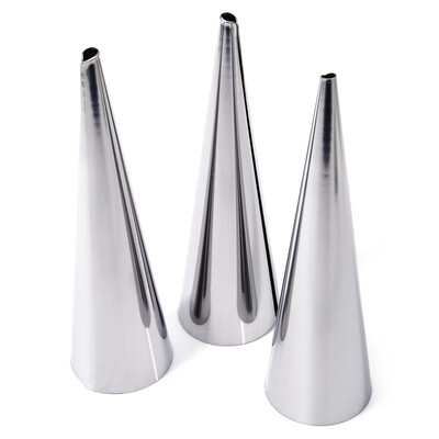 

Stainless Steel Spiral Baked Croissants DIY Essential Horn Baking Cake Mold