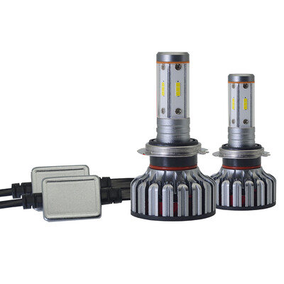 

2Pcs V18 4-side 8000LM H7 LED Headlight 96WPair 360 Degree Lighting Car Bulb Replacement Amber 3000K White 6000K Blue 8000K