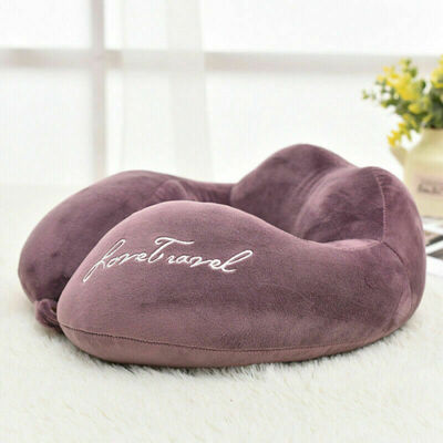 

Memory Foam U-shaped Neck Support Pillow Cushion Travel Air Plane Sleep
