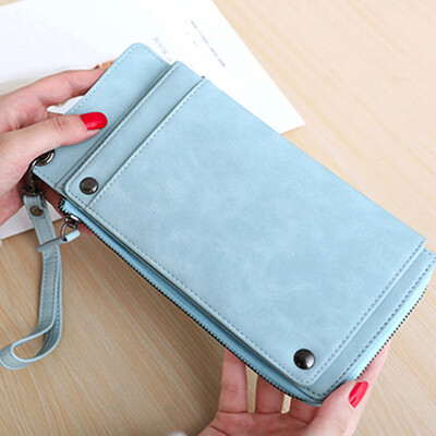 

Tailored Women Mini Grind Leather Wallet Card Holder Wallet Purse