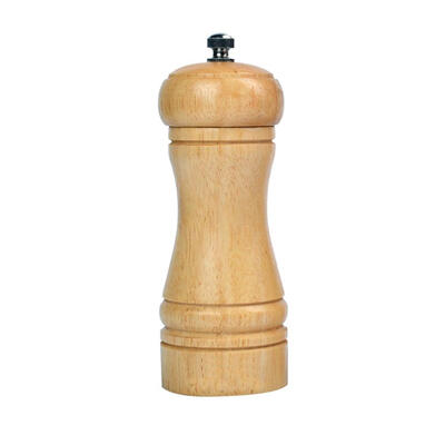 

Solid Wood Manual Grinder Salt Pepper Mill Spice Peppercorn Seasoning Jar