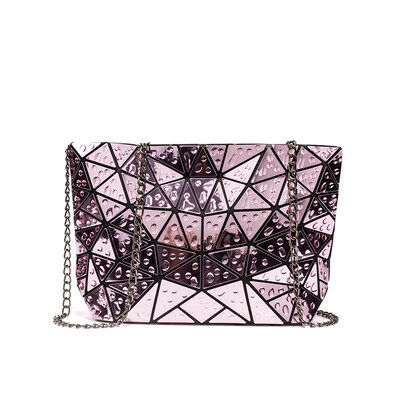 

LOVEVOOK women crossbody bags 2019 foldable messenger bag with retro for lasies shoulder bag geometric bag Laser water droplets