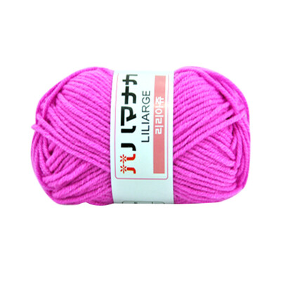 

Gobestart 1PC 25g Chunky Colorful Hand Knitting Milk Cotton Crochet Knitwear Wool A