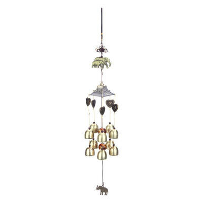 

Antique Metal Wind Chime Chapel Bells Home Garden Door Wall Hang Decor Gift