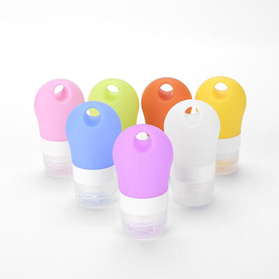 

Portable Lotion Empty Silicone Squeeze Bottle Bath Travel Packing Container