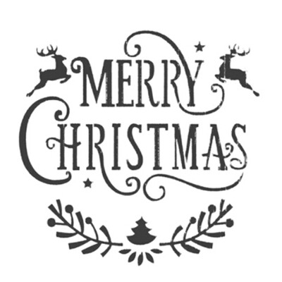 

2PCS Many Type Christmas Painting Template Journal Stencil Scrapbooking DIY Card