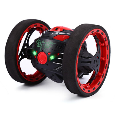 

24GHz RC Bounce Car with Flexible Wheels Rotation LED Light