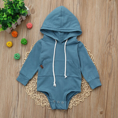 

Newborn Infant Baby Boy Girl Hooded Romper Jumpsuit Tops Outfits Clothes