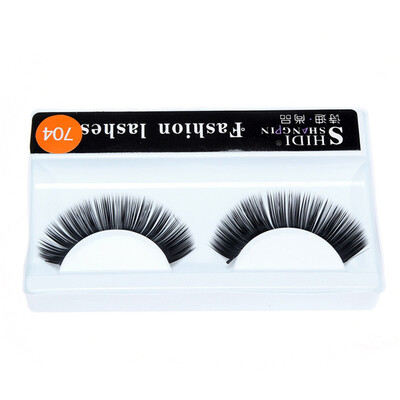 

Gobestart 1 Pairs Long Makeup Cross Thick False 3D Dense Eyelashes Eye Lashes Nautral