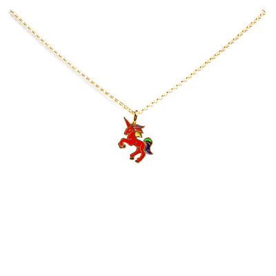 

1pc Cute Horse Animal Pendant Necklace Fashion Jewelry Sparkled Animal Clavicle Pendant Necklace For Women