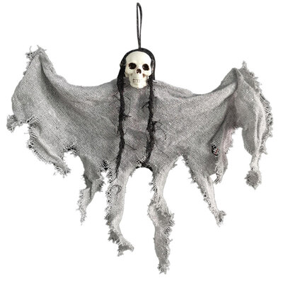 

Horrible Scary Skull Ghost Ornament Halloween Party Haunted House Bar Decoration