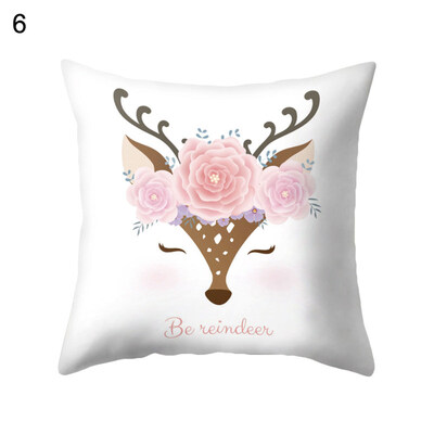 

Animal Deer Giraffe Snake Pillow Case Cushion Cover Sofa Bed Car Office Decor
