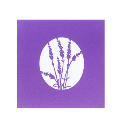 

3D Pop Up Thank You Cards Lavender Handmade Greeting Card Festival Postcard