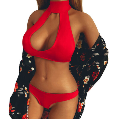 

Toponeto Women Sexy Lingerie Underwear Set Bikini Bra Panties
