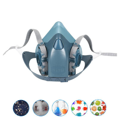 

8200 Half Face Gas Mask Respirator Organic Gas Protection Dust-proof Mask Anti Haze Painting Spraying Mask