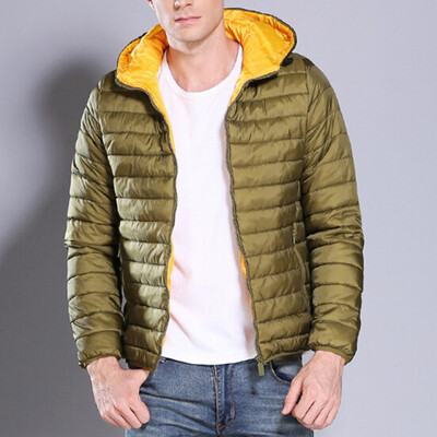 

Winter Mens Casual Coat Business Lightweight Hooded Warm Outwear Fashion Style