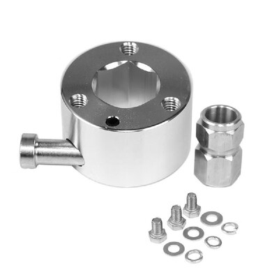 

34in Shaft Size 360 Degree Universal Aluminum Steering Wheel Quick Release Disconnect Hub with Push Button for Car