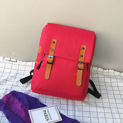 

Tailored Fashion Women Oxford Belt Buckle Backpack Large Capacity Bags Package Shoulder Bag