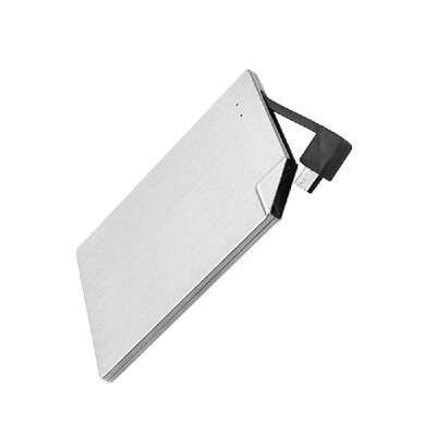 

Micro USB Version Portable Mini Ultra Slim Credit Card Wallet Size Power Bank 1500mAh Cell Phone Travel Charger External Battery