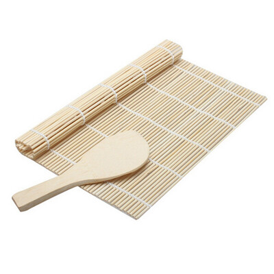 

1 Set Sushi Rolling Maker Bamboo Material Roller Kitchen Diy Sushi Mat And A Rice Shovel