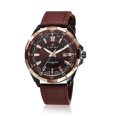 

NAVIFORCE Luxury Brand Fashion Casual Men Wristwatch Luminous Water-resistant Mens Sports Style Quartz Watch with Auto Date