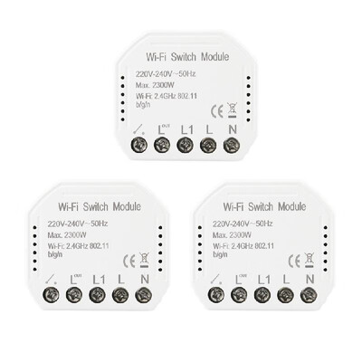 

Wifi Intelligent Light Switch DIY Breaker Module APP Remote Control Works with Alexa Google Home