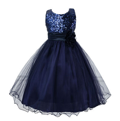 

Flower Girls Party Dress Pageant Bridesmaid Dresses Kids Baby Sundress Costume
