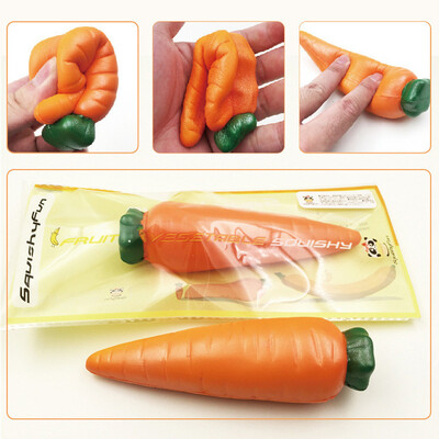 

〖Follure〗1PC Cute Carrot Slow Rising Collection Squeeze Stress Reliever Toy