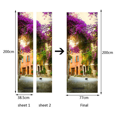 

〖Follure〗3D Wall Sticker Art Decor Vinyl Removable Mural Poster Scene Window Door